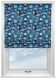 Interstellar, Ocean - Motorised Roman Blind